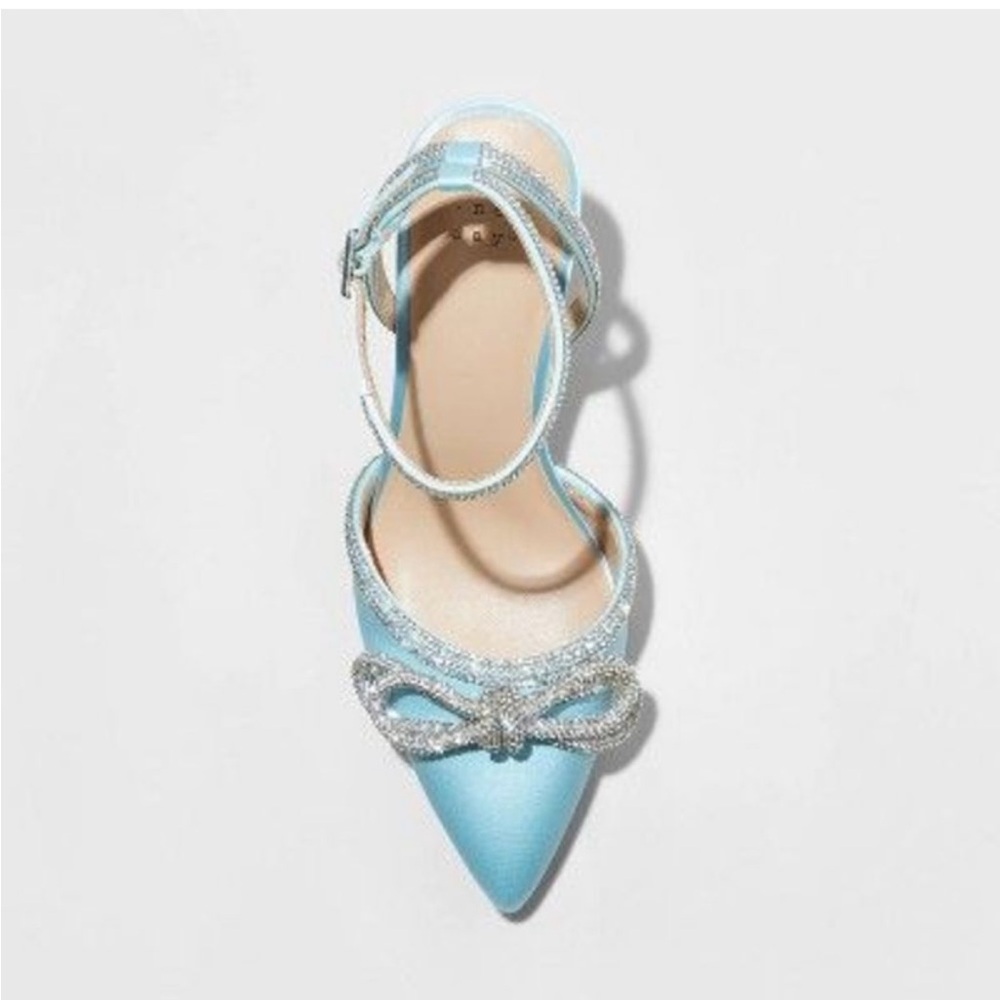 a new day Light Blue Heels with Silver Accents - Picture 2 of 3
